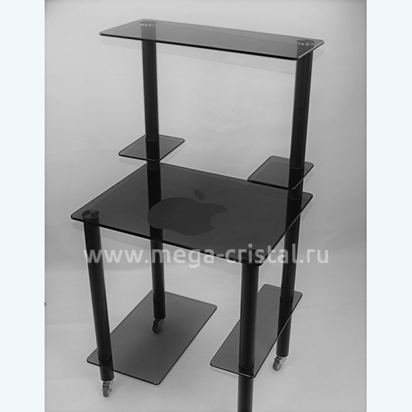 Компьютерный стол КС05 серый Яблоко